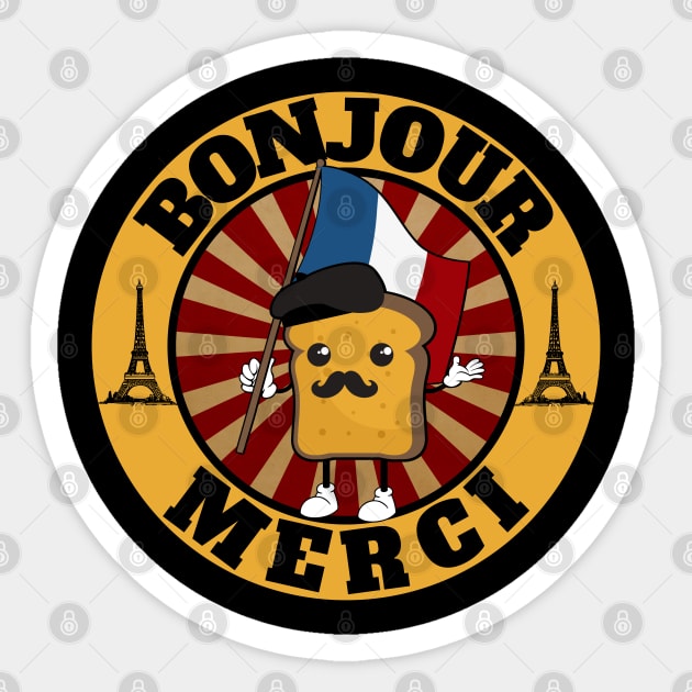 French Toast Sticker by FullOnNostalgia